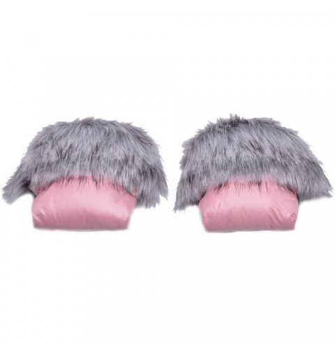 Mufka Rękawice Kokon z Liskiem Matpol do wózka, sanek | Różowy